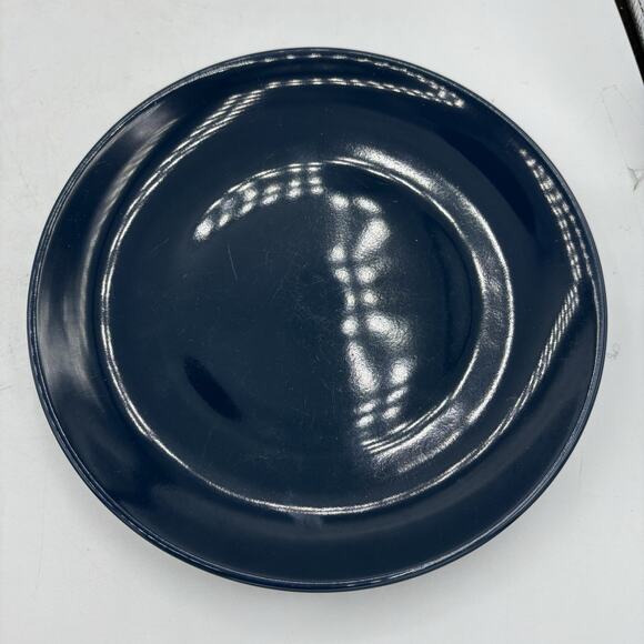 Ikea Salad Plates 8.25" 15199 Fargrik Royal Blue Luncheon Lot Set of 4 - Picture 7 of 13